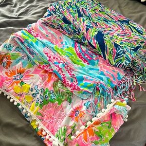 Lot of Lilly Pulitzer scarves